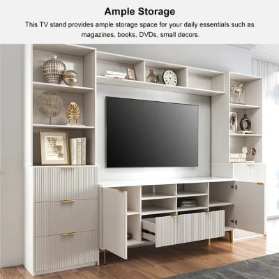 Picture of Macaron Multi-Use TV Unit – Storage & Bookshelf Option