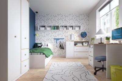 Picture of Astra - Natural Wood Study Desk