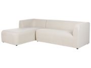 صورة ماتلان – كنبة ركنية على شكل حرف الـ  بقاعدة من الخشب الطبيعي