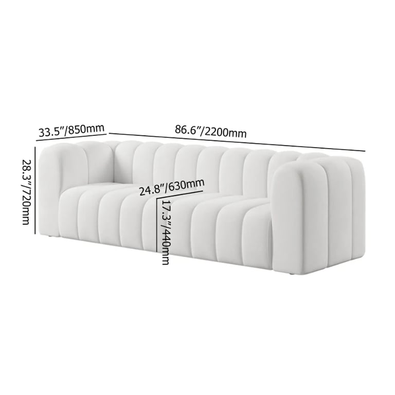 Picture of Della Sofa – Natural Wood