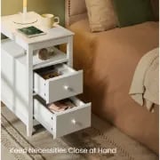 Picture of Andru Modern Side table - Natural Wood