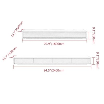Modern Walnut TV Stand