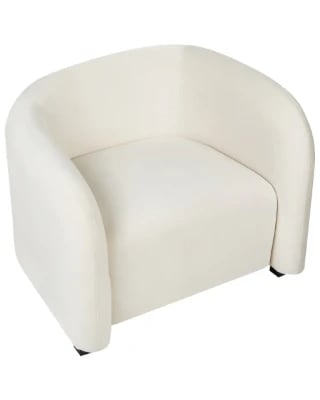 Luvora - Curved Velvet Armchair