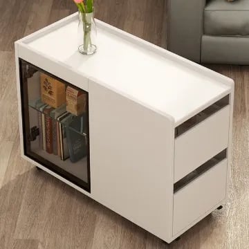 صورة طاولة جانبية خشب طبيعي نارو - متعددة الاستخدامات