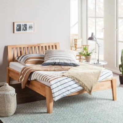 Picture of Daxon Natural  Wood Bed –Ultimate Strength