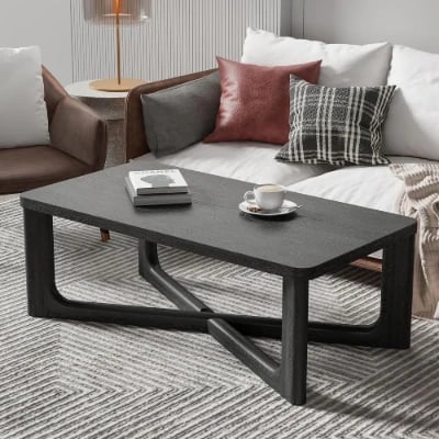 Picture of Lunvi Natural Wood Coffee Table – Scandinavian Inspired Design