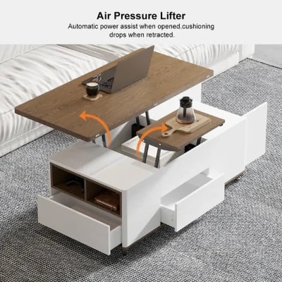 صورة ڤيلمار طاولة قهوة من الخشب الطبيعي  - متعددة الاستخدام