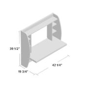 صورة كوشينج مكتب معلق على الحائط - أبيض