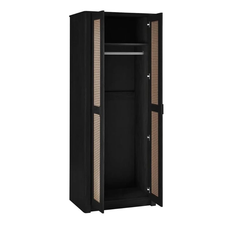 Picture of Ezra – 2-Door Wardrobe in Treated Natural Wood