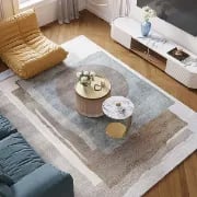 Picture of Palley Modern Oval TV Stand - Natural wood