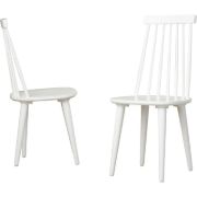 Biry Solid Wood Slat Back Arm Chair