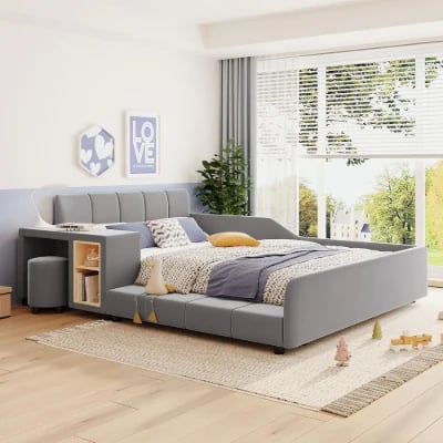 Picture of Nesto Multi-Function Upholstered Bed –Storage Bench