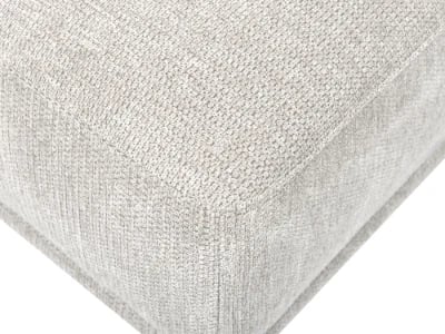 Lirio Rectangular Ottoman – Soft Upholstery with Wooden Legs