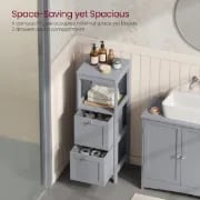 Picture of Lisa Natural wood Bathroom cabinet