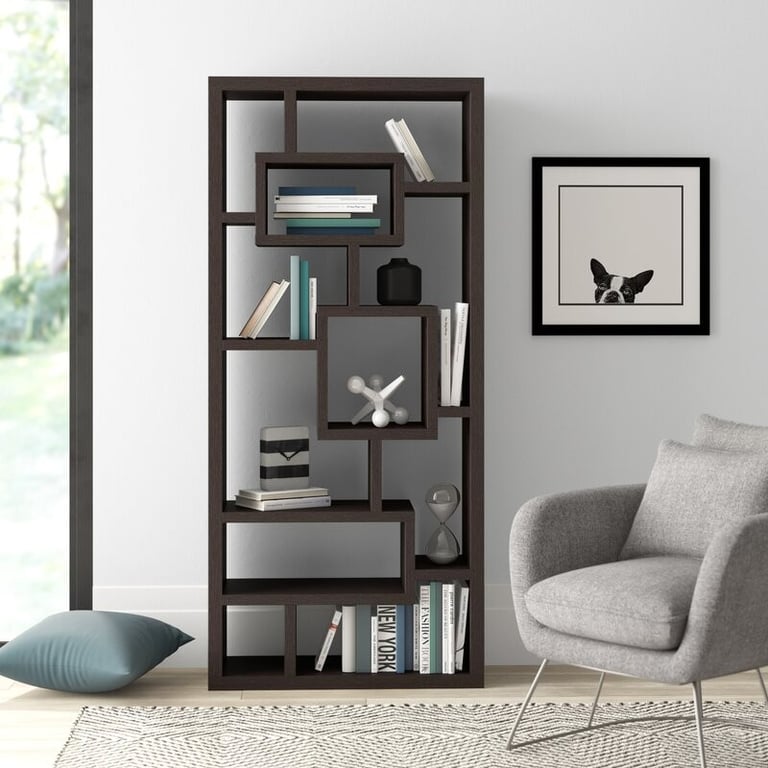 Cleisthenes 180cm Geometric Bookcase