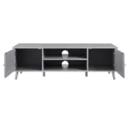 Picture of Mira Natural Wood TV Stand – Geometric Design