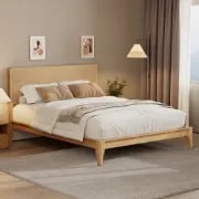 Arin – Minimalist Bed Design – Natural Wood
