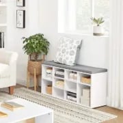 Picture of cubla Shoe Storage Bench -white