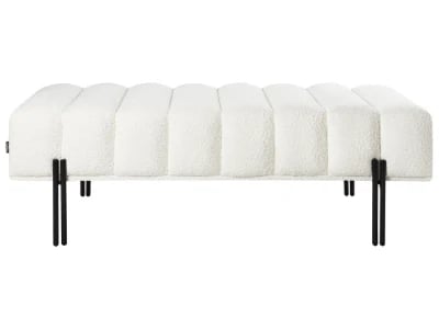 Picture of Ottoman  Velours - Natural wood.