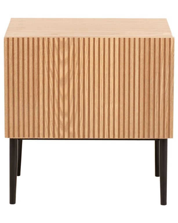 Picture of Orlane – Natural Wood Bedside Table with Modern Design