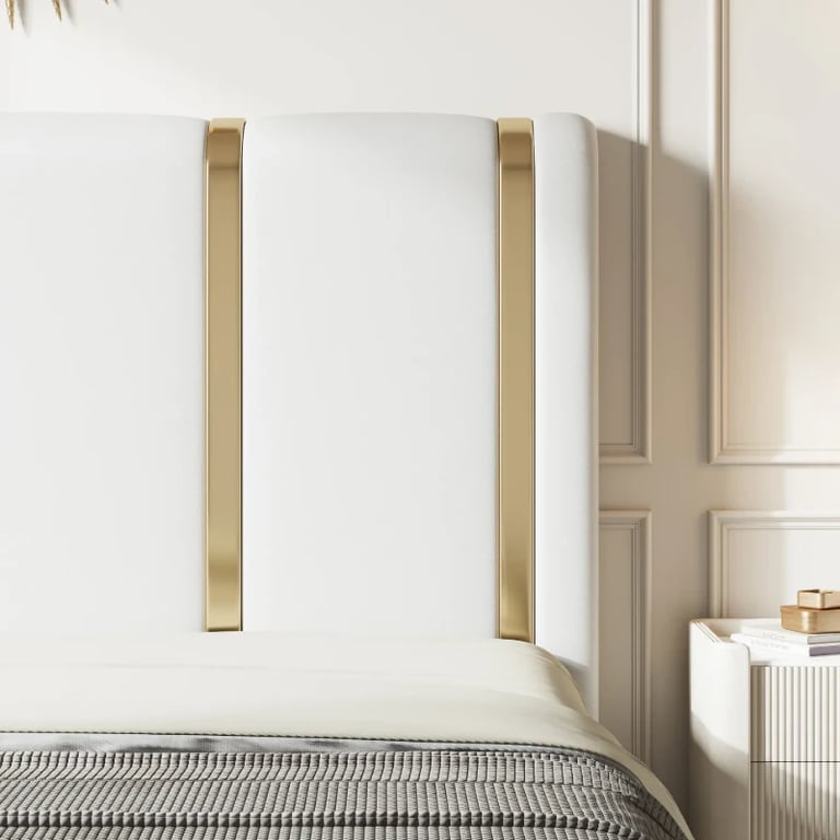 صورة سرير أوريليا لوكس  – أسود وذهبي