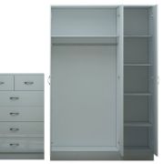 Brendle 3 Door Wardrobe