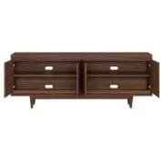 Picture of Olsen Natural Wood TV Unit – Four Doors & Tapered Legs