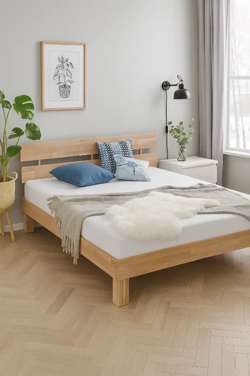 Picture of Kano – Natural Wood Bed