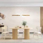 Picture of Elin Rattan Frame Chair – Boho Simplicity in Natural Wood