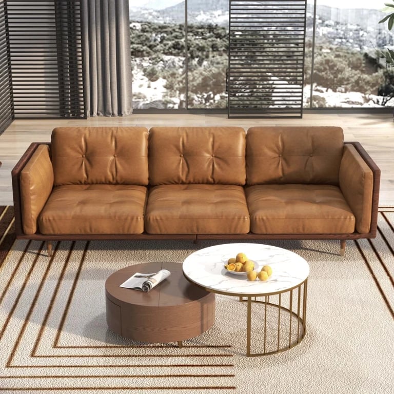 Picture of Cavello Sofa – Natural Wood