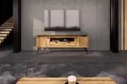 Picture of Liora – Ribbed Oak TV Stand