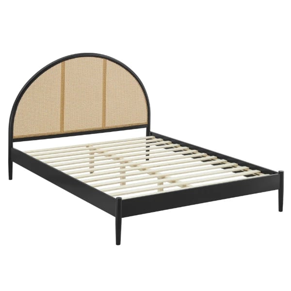 Archo natural wood bed