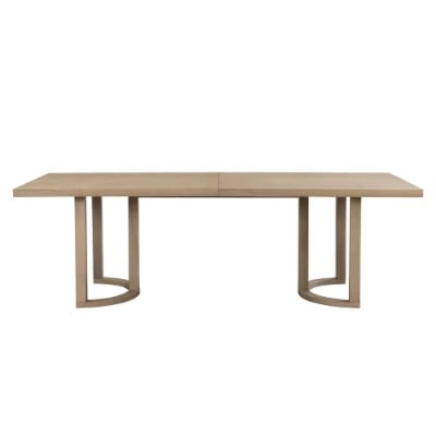 Lioren Dining Set – Natural Wood & Rattan