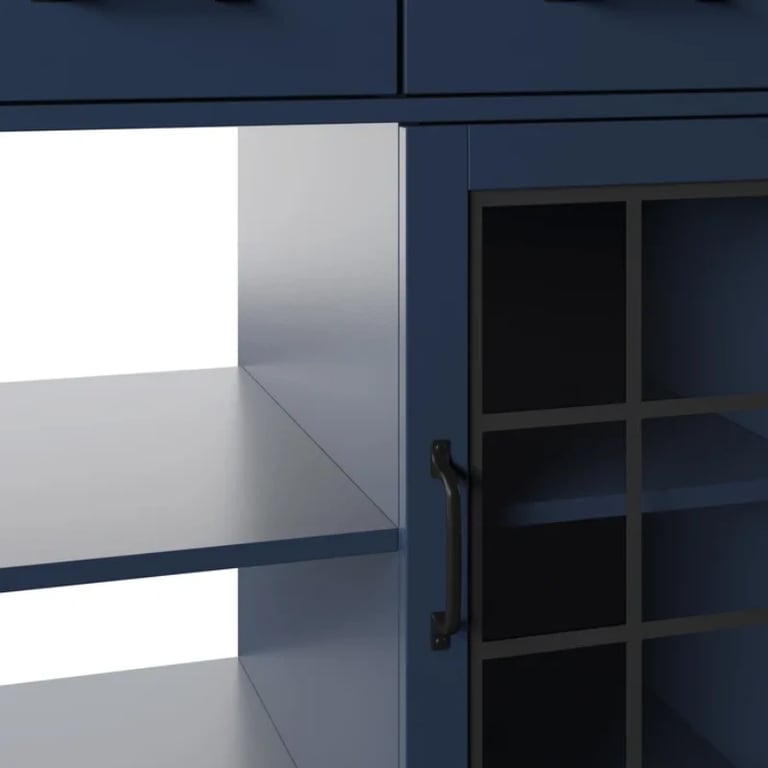 Plippi Wood Rolling Kitchen Cart