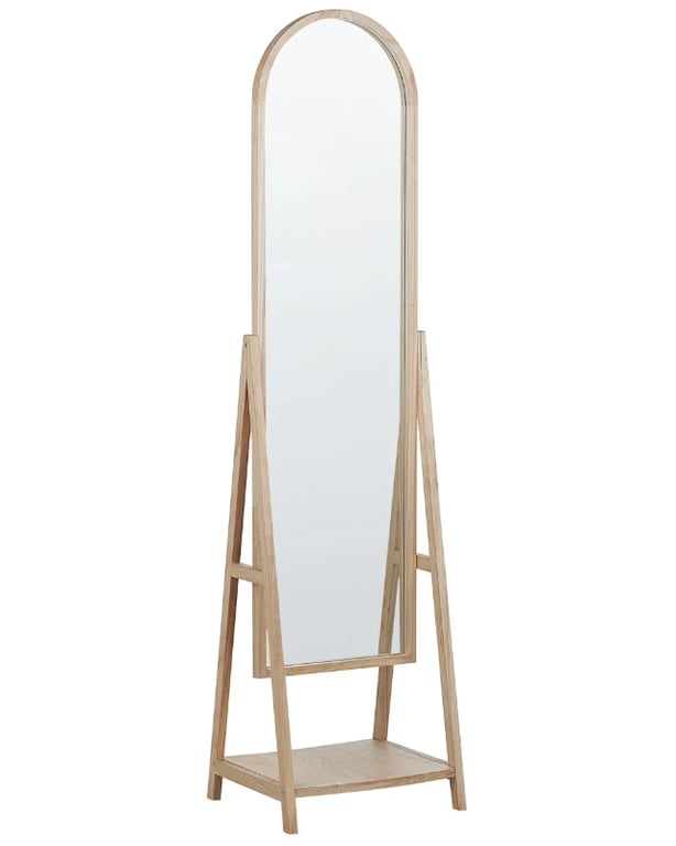 Picture of Vérité Floor Mirror- Natural Wood.