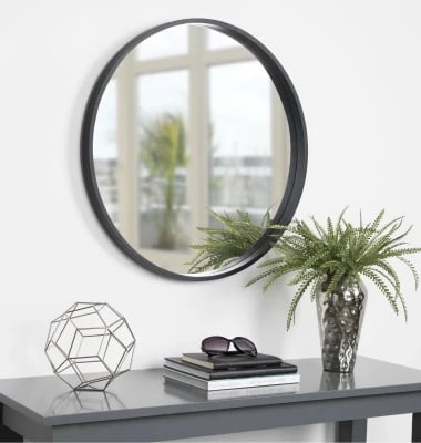 Picture of Round Wall Mirror in black
