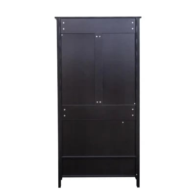 صورة خزانة ملابس أوريا – من الراتان والخشب الطبيعي