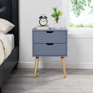 2 - Drawer Bachelor's Chest in Grey