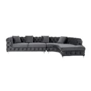 Picture of Montero Curved Sectional -Natural Wood