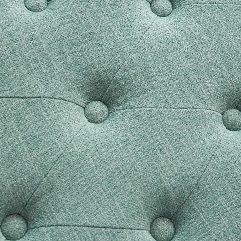 صورة ميلو – مقعد أحذية من الخشب الطبيعي مع بطانة قماش