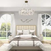 صورة طاولة غرفة نوم حديثة مع 2درج - كراسمي