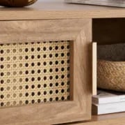 Épure Rattan Console  - Natural wood.