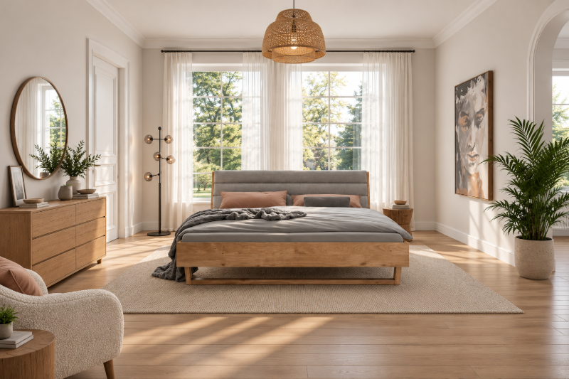 Picture of Soren Natural Wood Harmony Bed