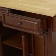 Talya Wide Rolling Kitchen Island