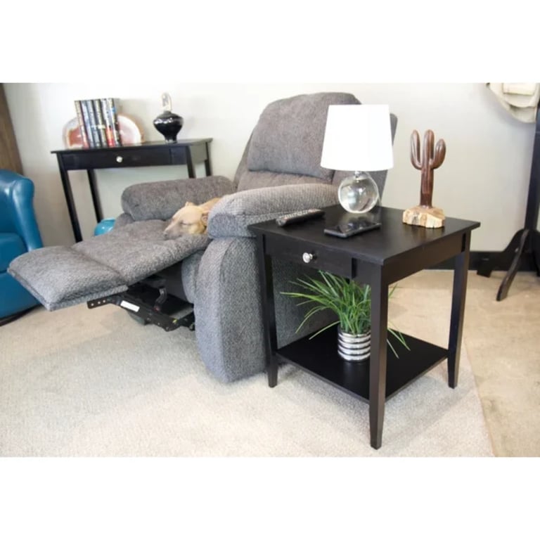 Picture of Aidan Natural wood side table - One drawer