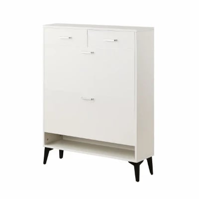 Élano - Modern Natural Wood Shoe Cabinet