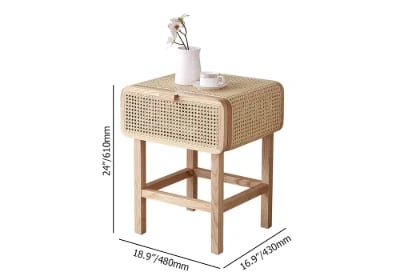 صورة سرير نارا الراتان