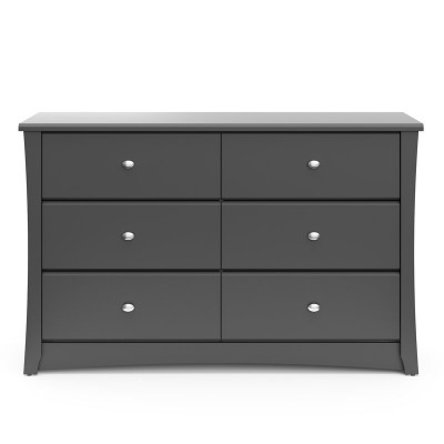 Crescent 6 Drawer Double Dresser