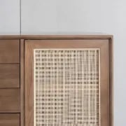 Classy - Natural wood with Rattan sideboard
