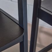 Picture of Elvo Modern Bar Chair – Natural Wood & Upholstered Seat